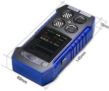 دستگاه تشخیص نشت گاز ZXM - دستگاه تشخیص گاز قابل حمل 4 در 1 O2، CO، H2S، LEL توسط Forensics دستگاه تشخیص نشت گاز ZXM - دستگاه تشخیص گاز قابل حمل 4 در 1 O2، CO، H2S، LEL توسط Forensics