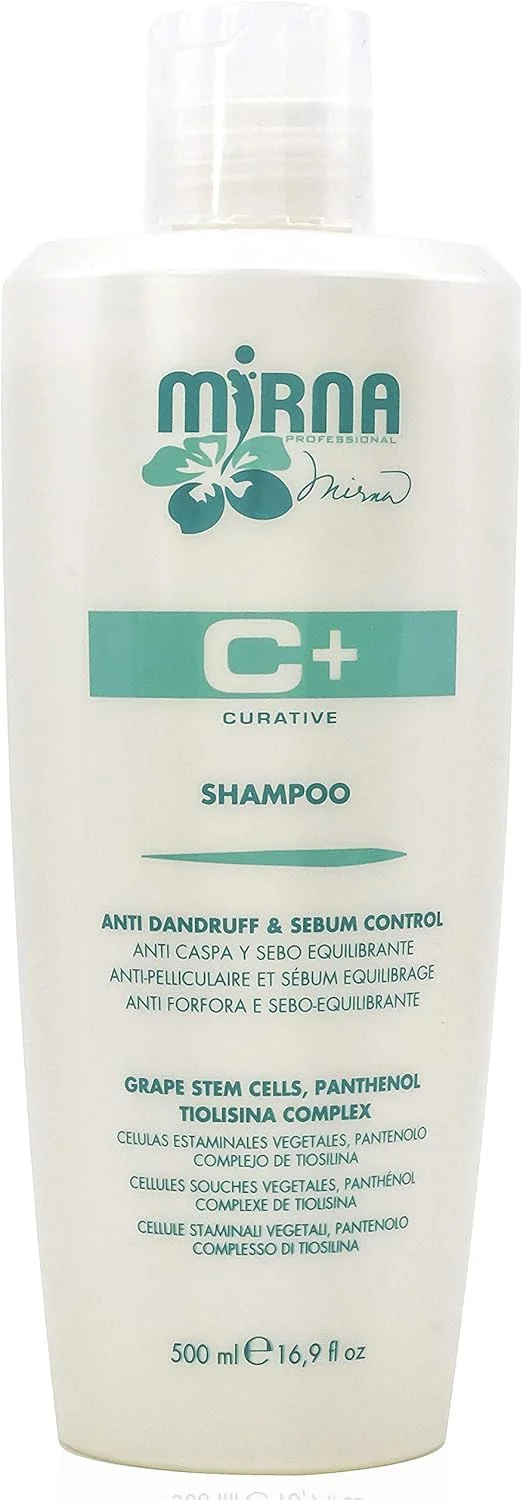 شامپو ضد شوره و کنترل چربی موی سر میرنا پروفشنال. ساخته شده با سلول های بنیادی انگور، کمپلکس تیوسیلینا و پروتئین های هیدرولیز شده گندم برای استفاده روزانه روی پوست سر و موهای چرب 500 میلی لیتر شامپو ضد شوره و کنترل چربی موی سر میرنا پروفشنال. ساخته شده با سلول های بنیادی انگور، کمپلکس تیوسیلینا و پروتئین های هیدرولیز شده گندم برای استفاده روزانه روی پوست سر و موهای چرب 500 میلی لیتر
