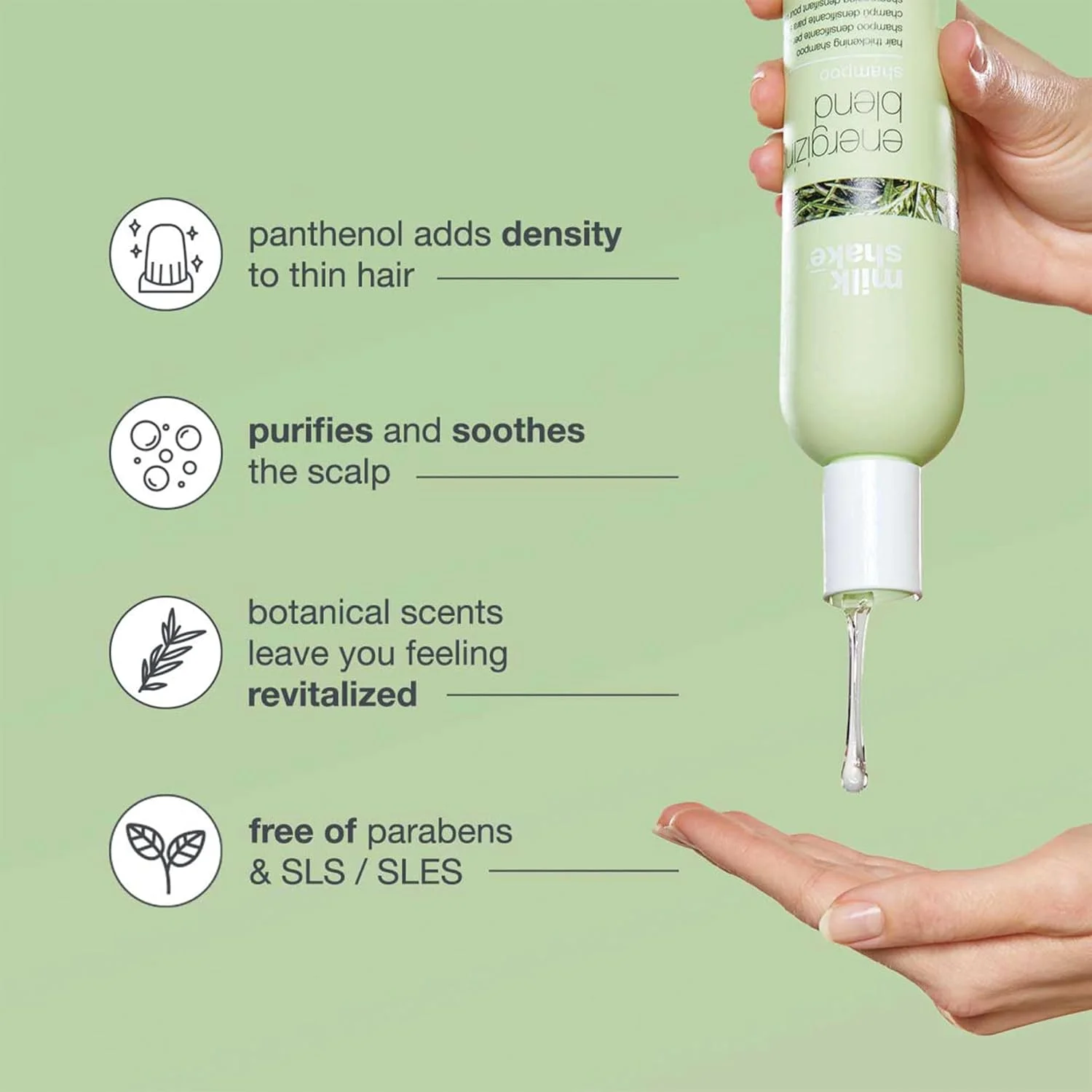 شامپو انرژی بخش میلک شیک مناسب موهای نازک، 300 میلی لیتر شامپو انرژی بخش میلک شیک مناسب موهای نازک، 300 میلی لیتر