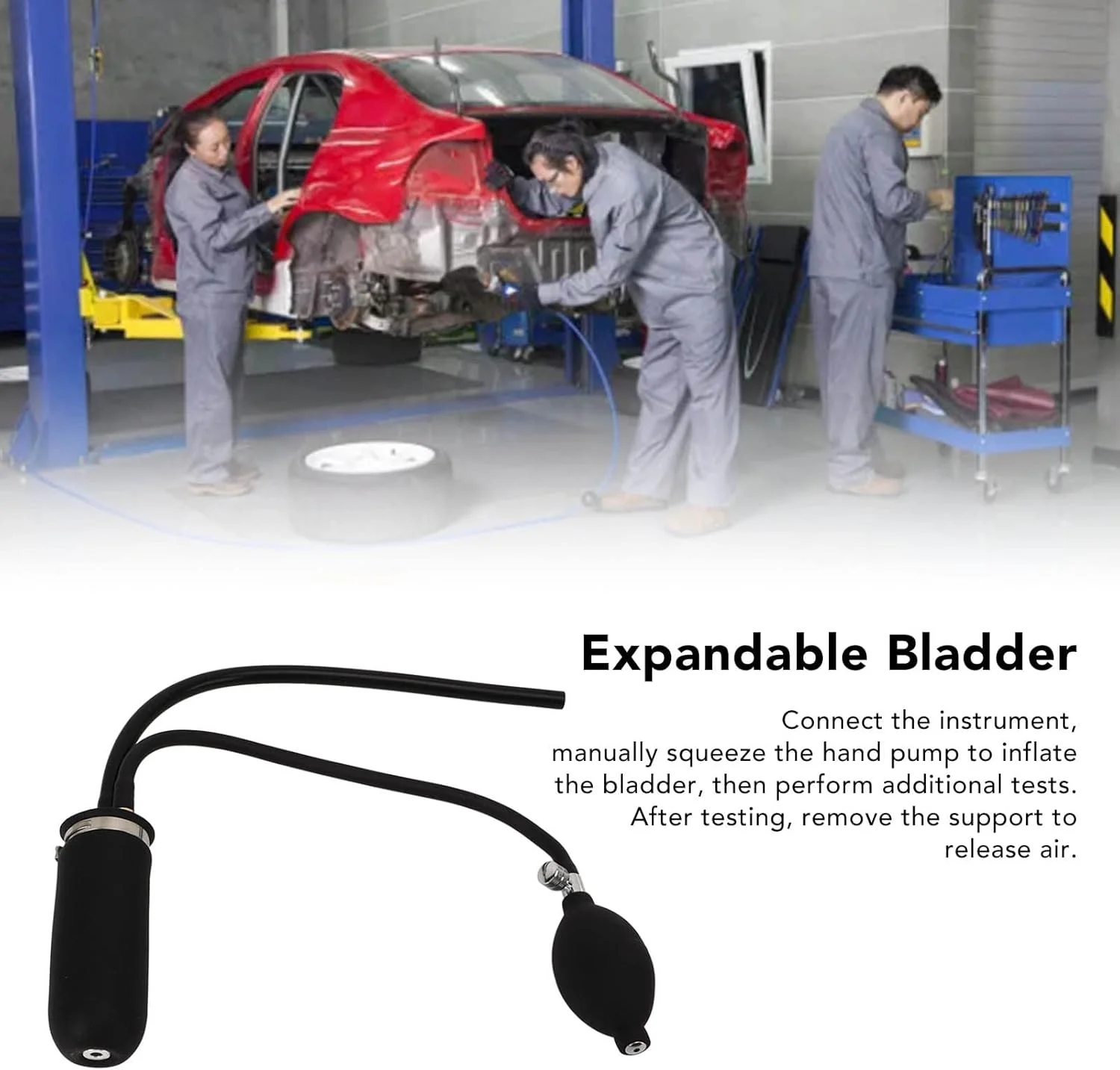 آداپتور ورودی آسان جهانی Banapoy، مثانه دستگاه دود خودرو، تستر تشخیصی نشت سوخت لوله ها، پلاگین نشت بادی برای آشکارساز نشت دود خودرو