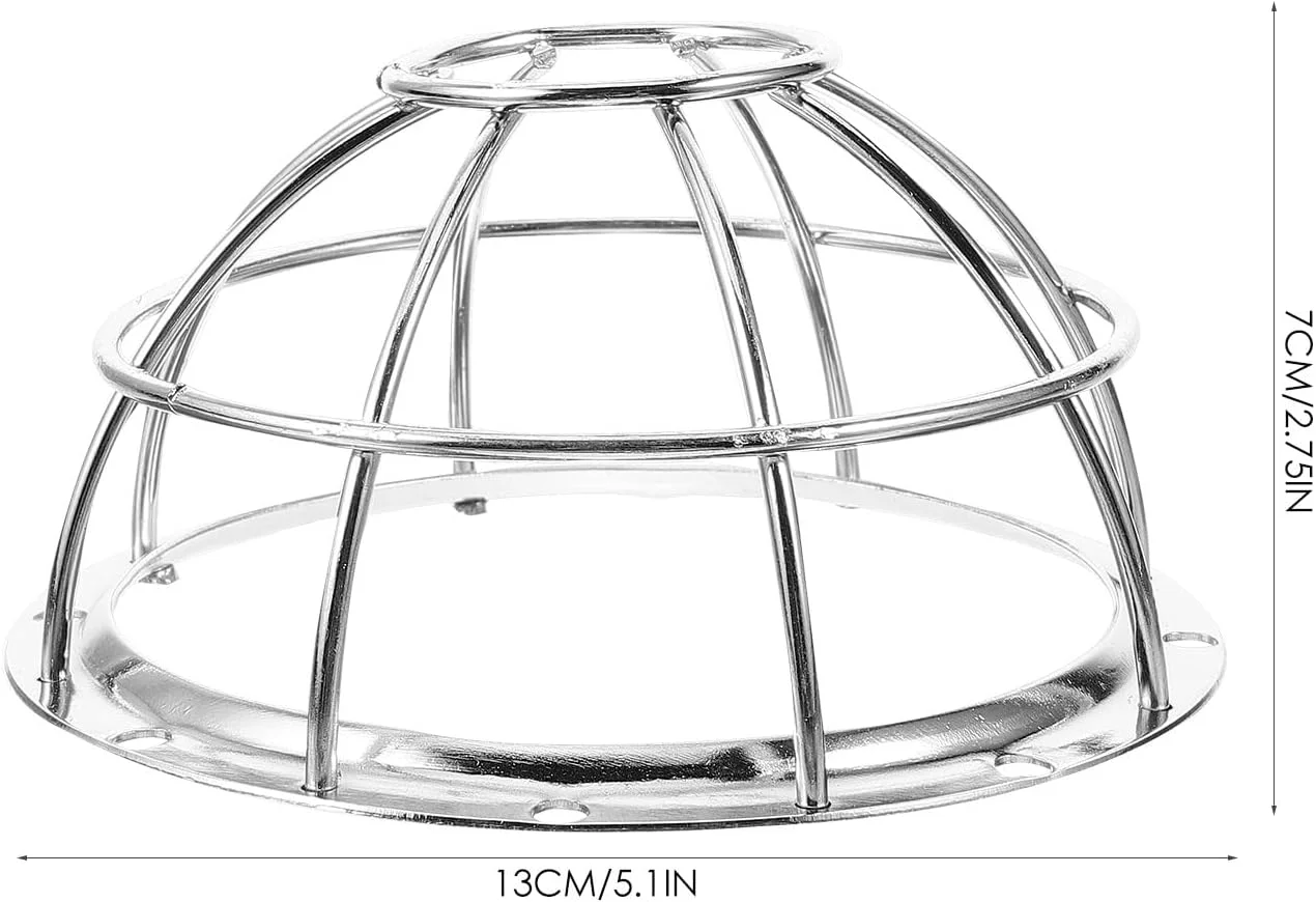 محافظ فلزی دتکتور دود DOITOOL، قفس فلزی برای دتکتور دود، پوشش محافظ دتکتور دود لوازم جانبی دتکتور دود خانگی پوشش های آلارم آتش نشانی محافظ سر آبپاش آتش نشانی