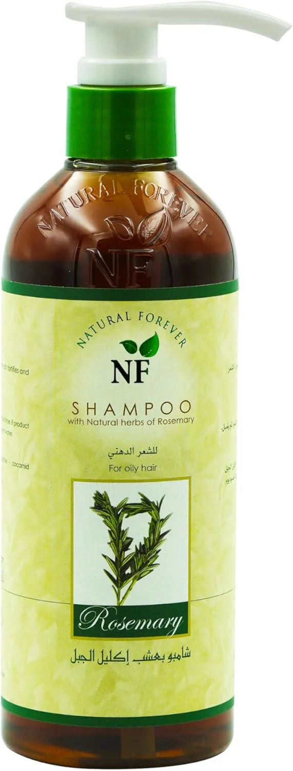 شامپو رزماری نچرال فوراور برای موهای چرب | مواد طبیعی | پشتیبانی از رشد مو | ترمیم موهای آسیب دیده | ملایم برای تمام سنین | 500 میلی لیتر شامپو رزماری نچرال فوراور برای موهای چرب | مواد طبیعی | پشتیبانی از رشد مو | ترمیم موهای آسیب دیده | ملایم برای تمام سنین | 500 میلی لیتر
