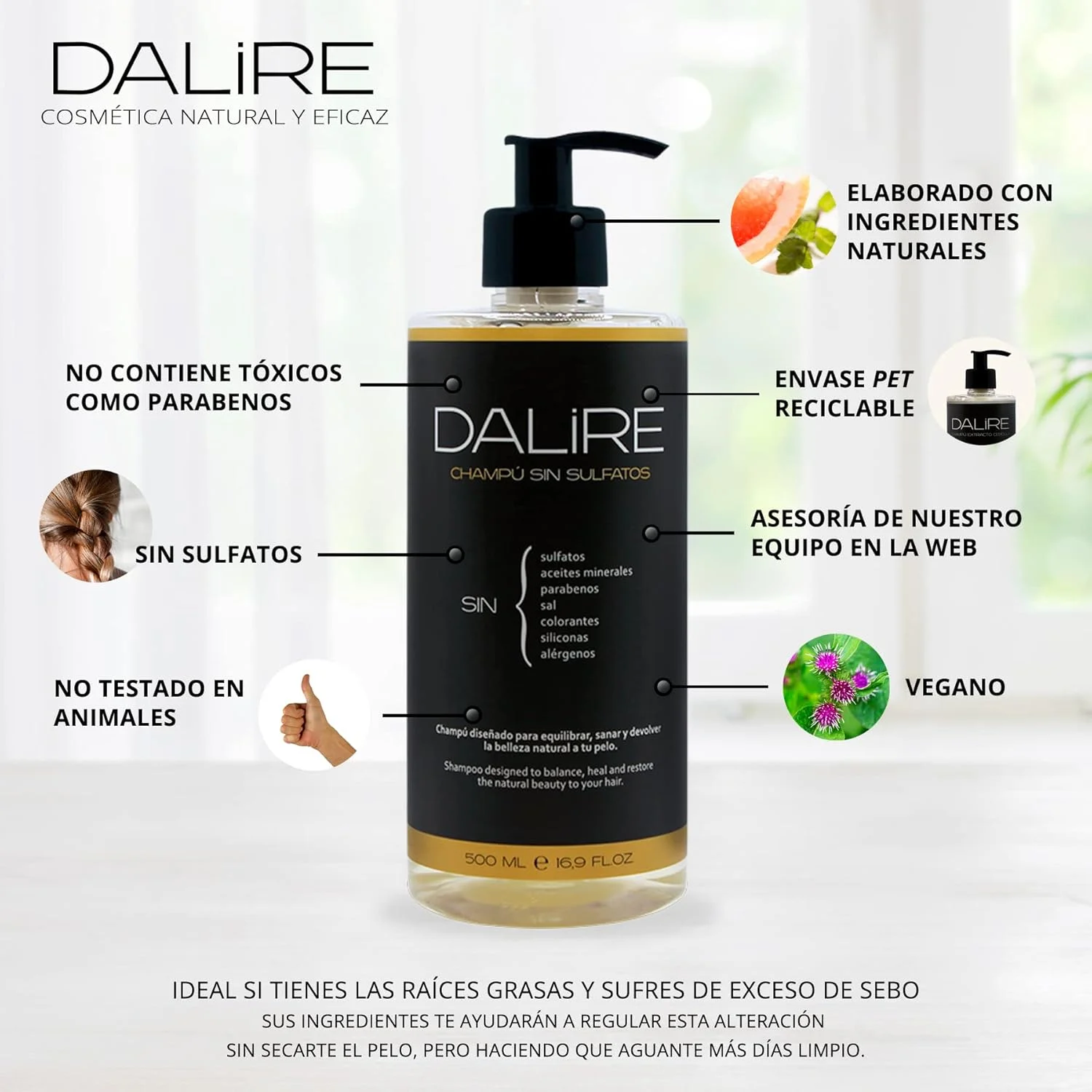 شامپو دالیره NE NEZENI (مناسب موهای معمولی تا چرب) شامپو دالیره NE NEZENI (مناسب موهای معمولی تا چرب)