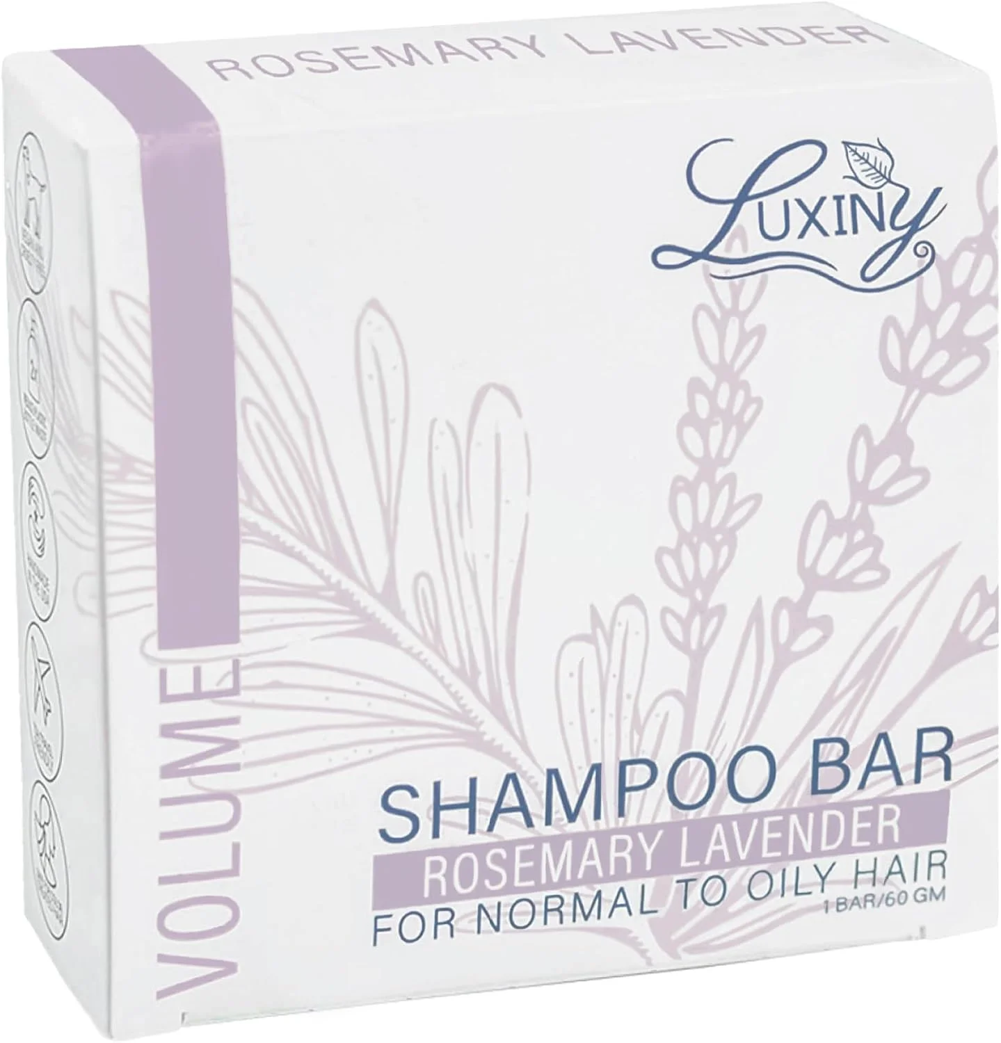 شامپو بار طبیعی لوکسینی برای مو، ساخت آمریکا، تا 60 بار شستشو، وگان و بدون سولفات، قابل استفاده در منزل و مسافرت - مناسب موهای معمولی تا چرب، 60 گرمی (رزماری اسطوخودوس) شامپو بار طبیعی لوکسینی برای مو، ساخت آمریکا، تا 60 بار شستشو، وگان و بدون سولفات، قابل استفاده در منزل و مسافرت - مناسب موهای معمولی تا چرب، 60 گرمی (رزماری اسطوخودوس)