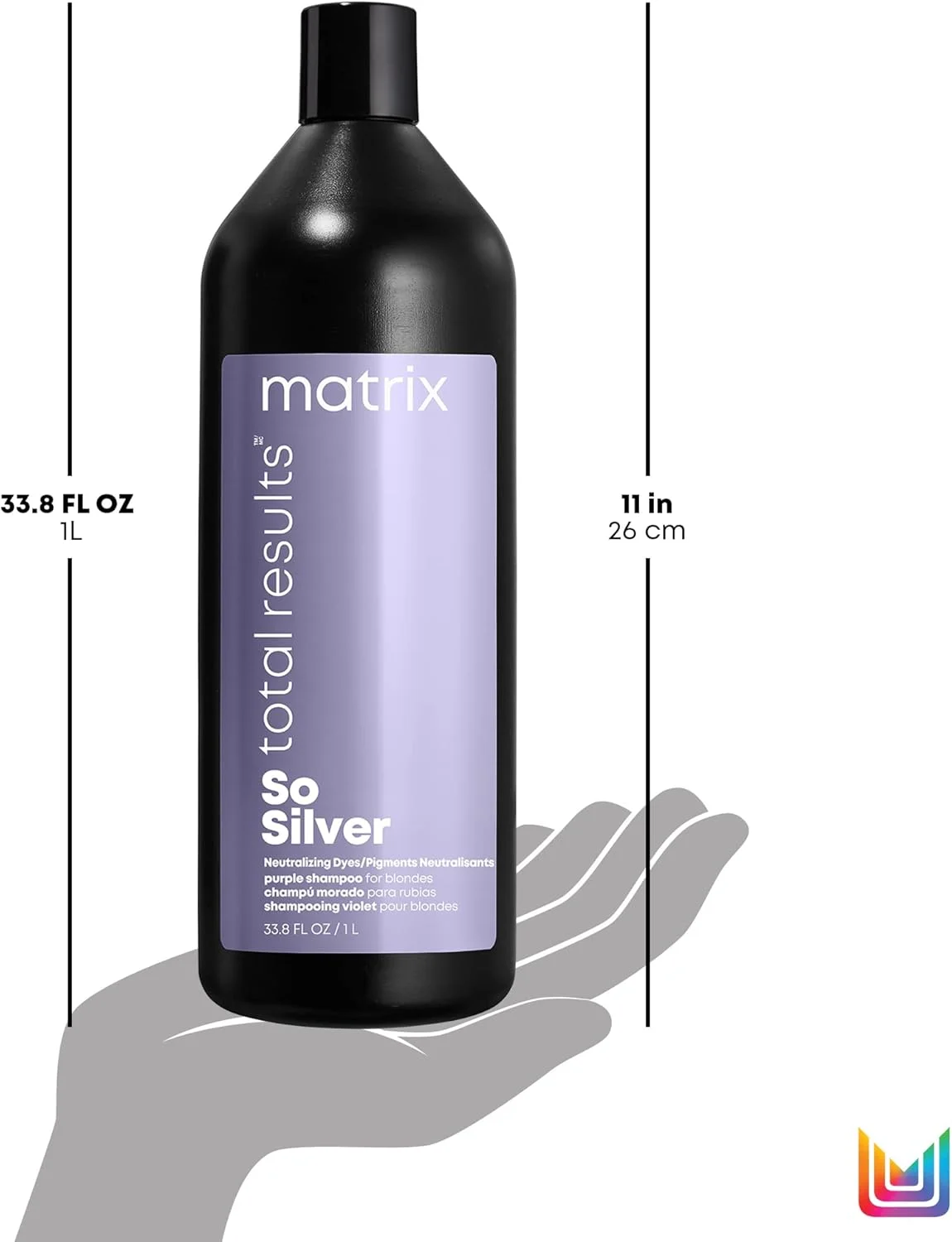 ماتریکس | توتال رزلتس | شامپو بنفش تونینگ سو سیلور | برای موهای بلوند، خاکستری و نقره‌ای