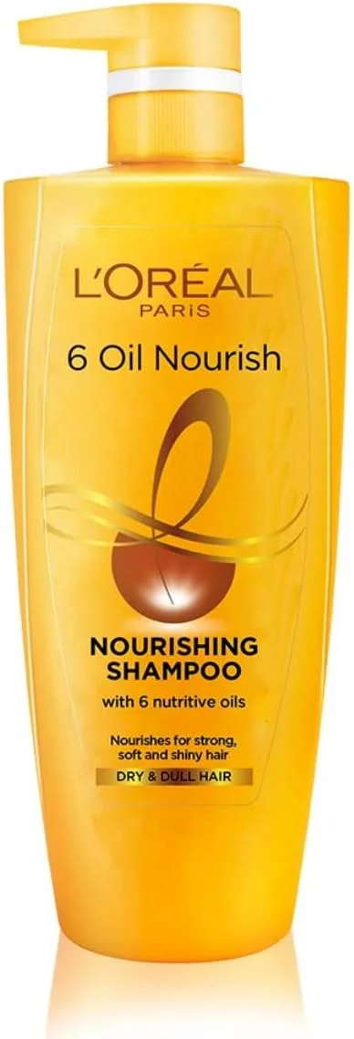 شامپو مغذی 6 روغن لورآل پاریس، 640 میلی لیتر (با 10% بیشتر) شامپو مغذی 6 روغن لورآل پاریس، 640 میلی لیتر (با 10% بیشتر)