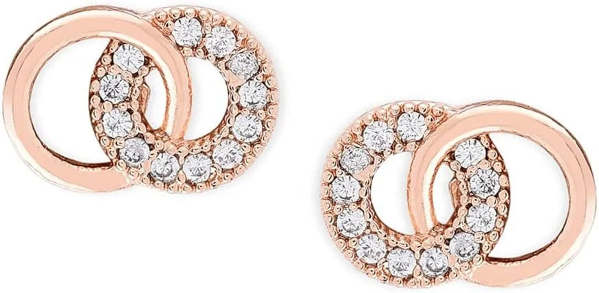 گوشواره میخی زنانه ZAVERI PEARLS (رزگلد) (ZPFK7976) گوشواره میخی زنانه ZAVERI PEARLS (رزگلد) (ZPFK7976)