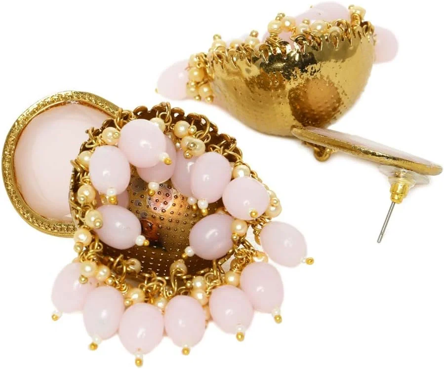 گوشواره های جومکی زنانه ZAVERI PEARLS (طلایی) (Zpfk9868) گوشواره های جومکی زنانه ZAVERI PEARLS (طلایی) (Zpfk9868)