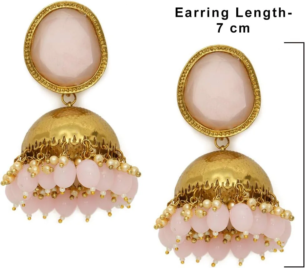 گوشواره های جومکی زنانه ZAVERI PEARLS (طلایی) (Zpfk9868) گوشواره های جومکی زنانه ZAVERI PEARLS (طلایی) (Zpfk9868)