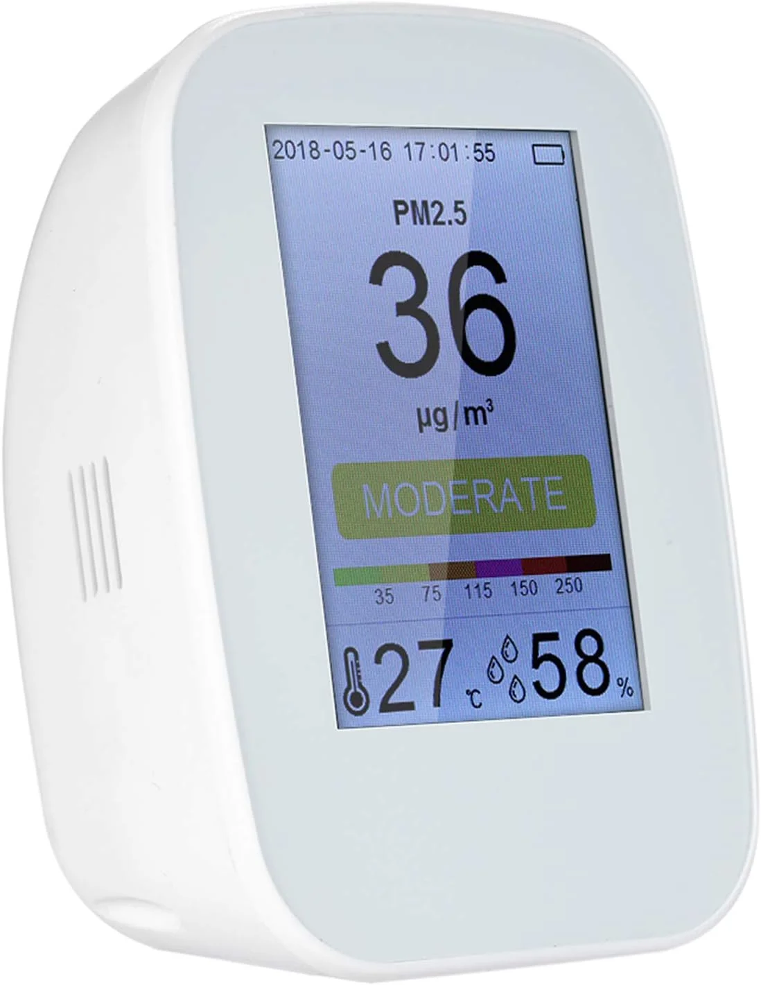 تستر کیفیت هوا یونی تی، تستر چند منظوره کیفیت هوا داخل/خارج از منزل HCHO و TVOC، مانیتور CO2، تستر CO₂ با باتری قابل شارژ