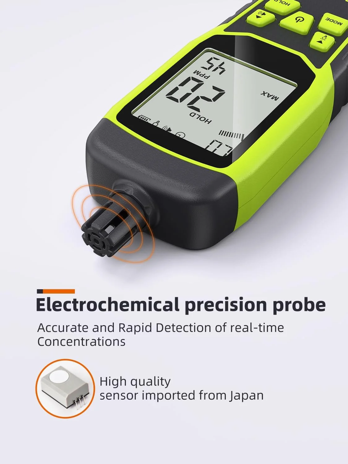 دتکتورهای مونوکسید کربن Tadeto، دتکتور CO قابل حمل با آلارم صوتی و تصویری، صفحه نمایش دارای نور پس زمینه 2.4 اینچی 0-1000PPM، دستگاه اندازه گیری گاز CO مسافرتی برای خانه، صنعت و فضای باز (شامل باتری x3)