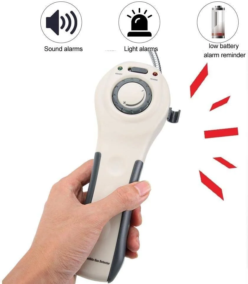 آشکارساز گاز ZXM، آشکارساز هوشمند دیجیتال نشت گاز، ایمنی برتر خانگی برای سیستم امنیتی گازهای قابل احتراق