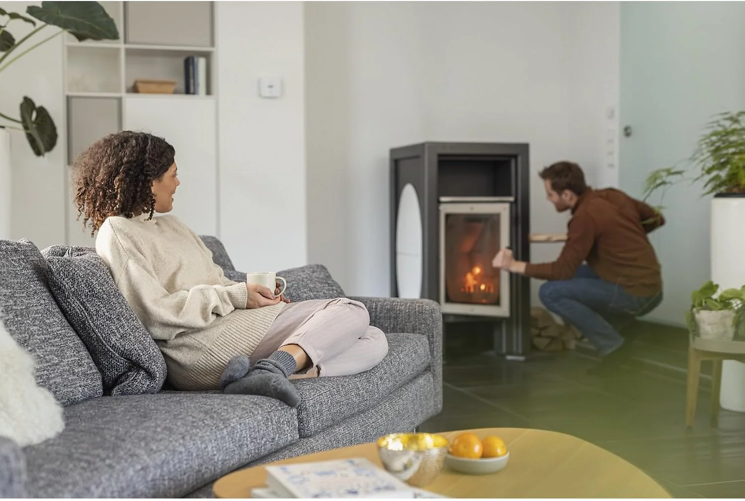 آشکارساز مونوکسید کربن ABUS COWM510، سفید