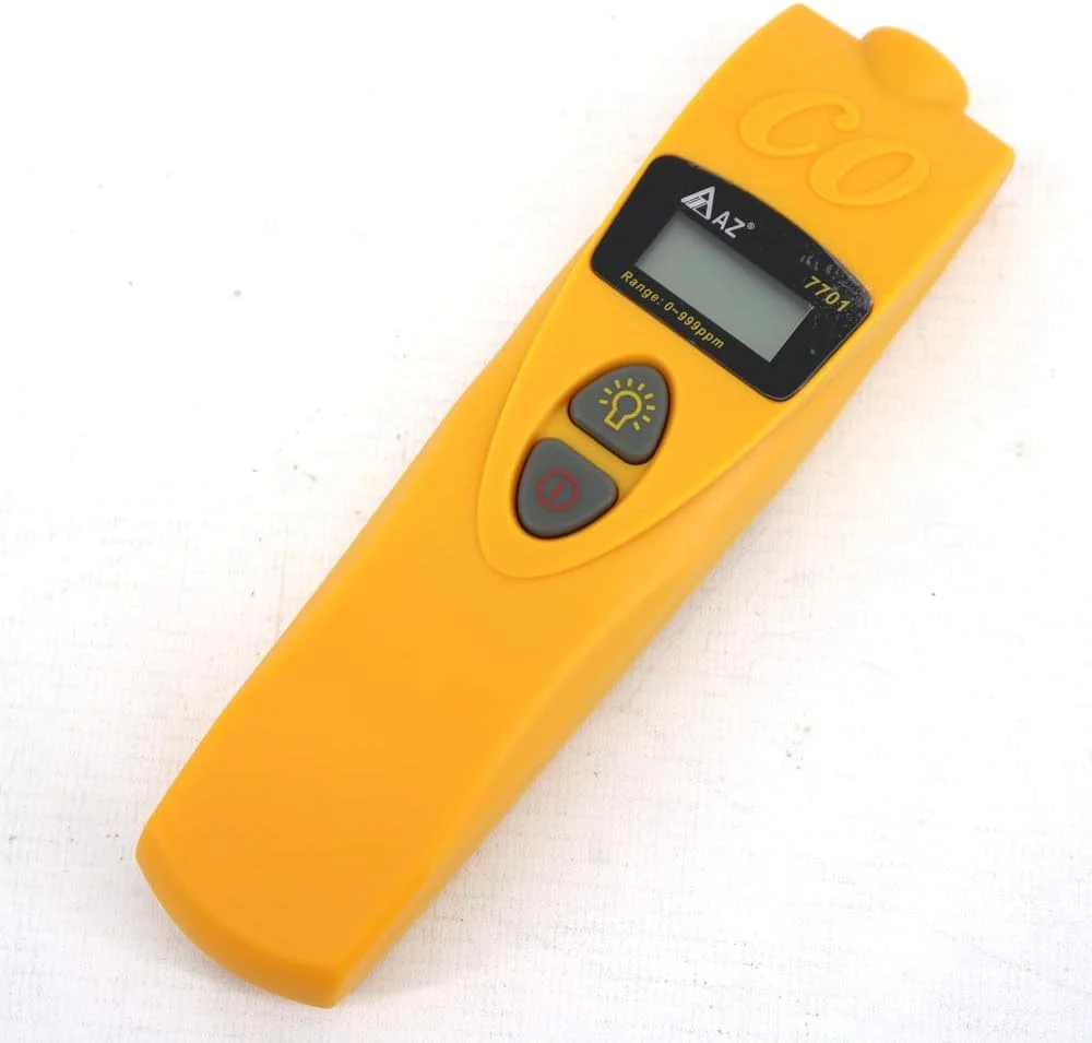 آشکارساز مونوکسید کربن دیجیتال قابل حمل AZ7701 مدل جیبی