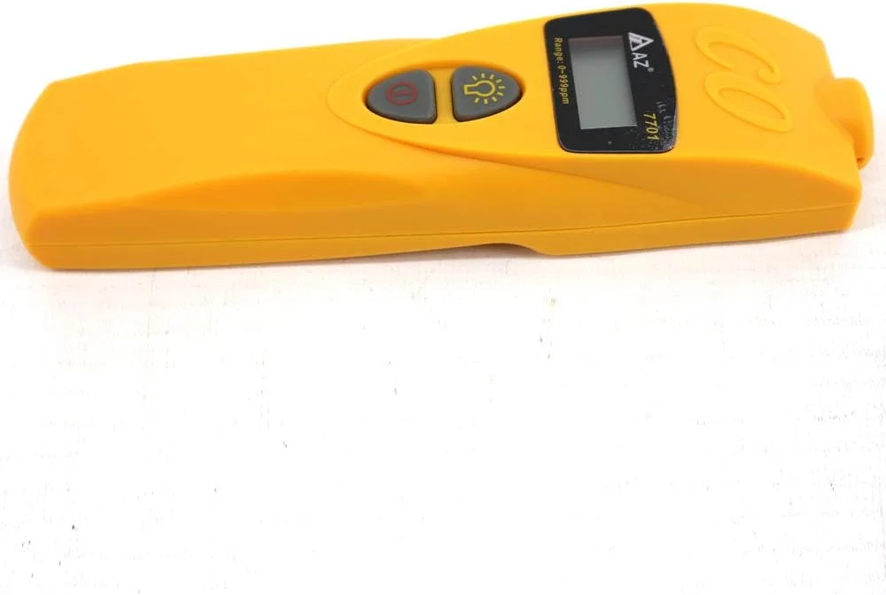 آشکارساز مونوکسید کربن دیجیتال قابل حمل AZ7701 مدل جیبی