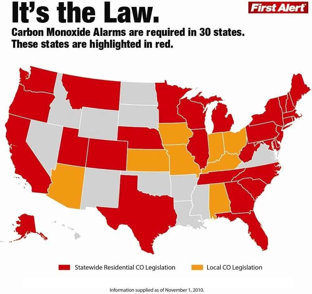 بسته 2 عددی سنسور مونوکسید کربن BRK CO5120BN