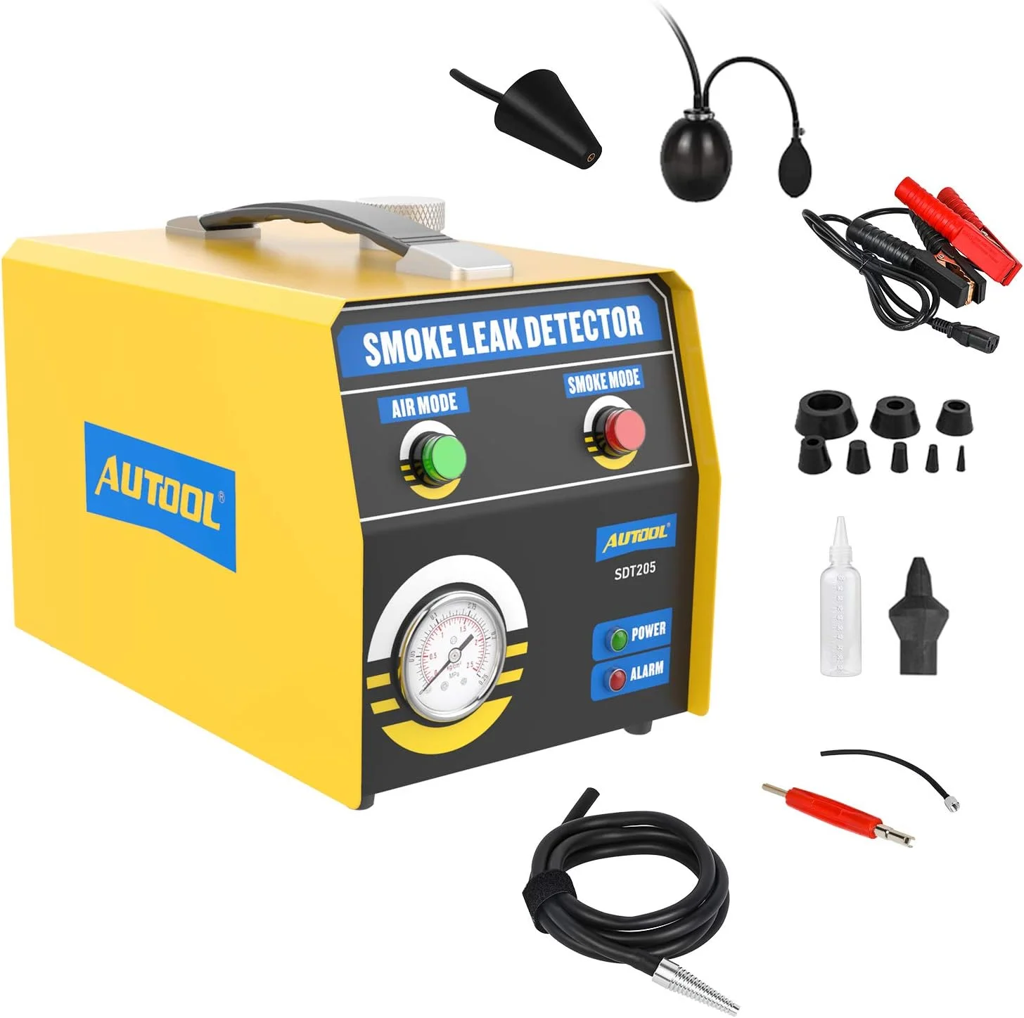 دستگاه تشخیص نشت دود QPKING، تستر تشخیصی نشت سوخت خودرو 2 حالته، تستر نشت سیستم لوله کشی، دستگاه تشخیص نشت EVAP برای خودروهای 12 ولت دستگاه تشخیص نشت دود QPKING، تستر تشخیصی نشت سوخت خودرو 2 حالته، تستر نشت سیستم لوله کشی، دستگاه تشخیص نشت EVAP برای خودروهای 12 ولت