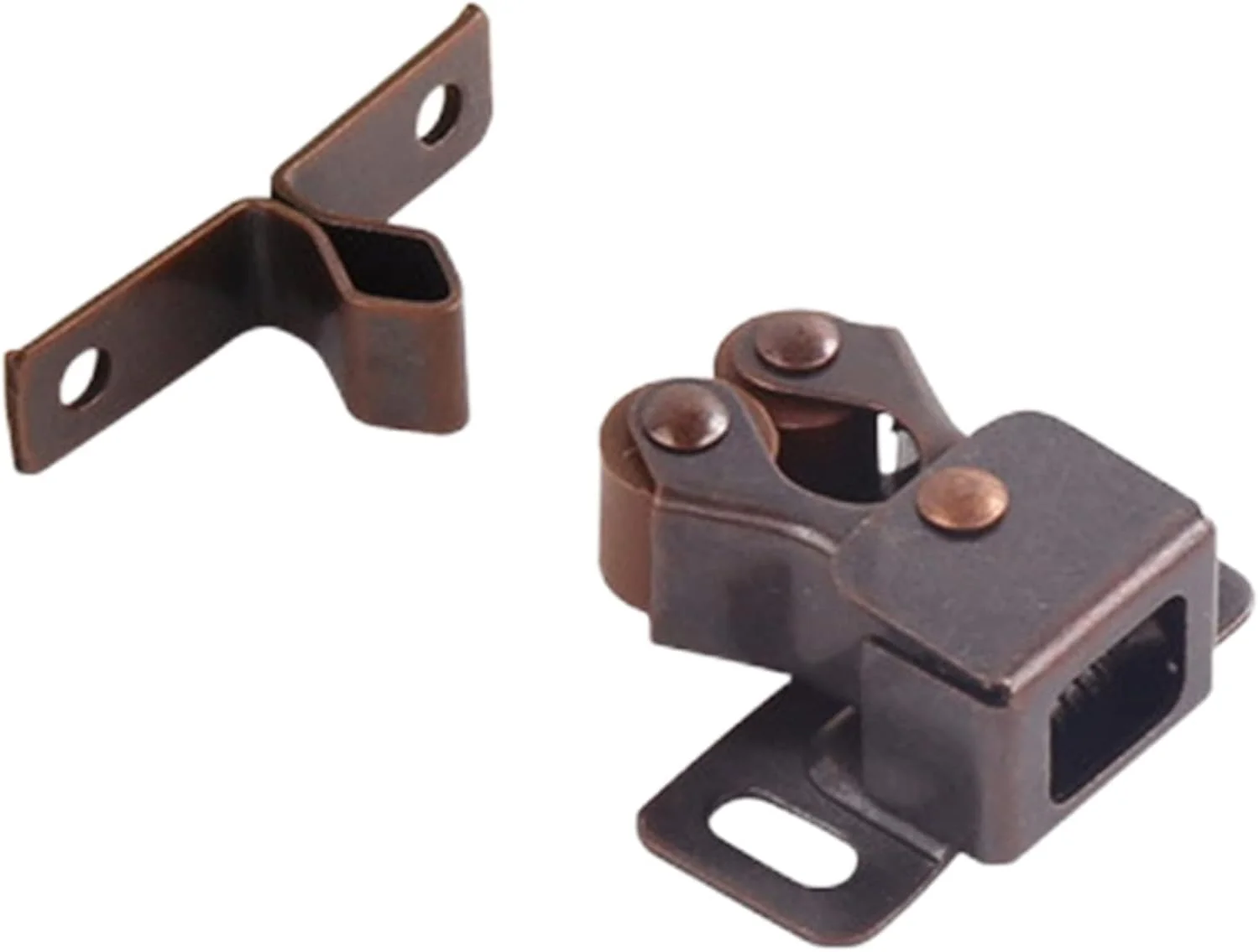 گیره درب، سخت افزار قفل درب کابینت دو غلتکی، قفل کابینت غلتکی با روکش روی با پیچ برای کابینت مبلمان منزل، 4 رنگ گیره درب، سخت افزار قفل درب کابینت دو غلتکی، قفل کابینت غلتکی با روکش روی با پیچ برای کابینت مبلمان منزل، 4 رنگ