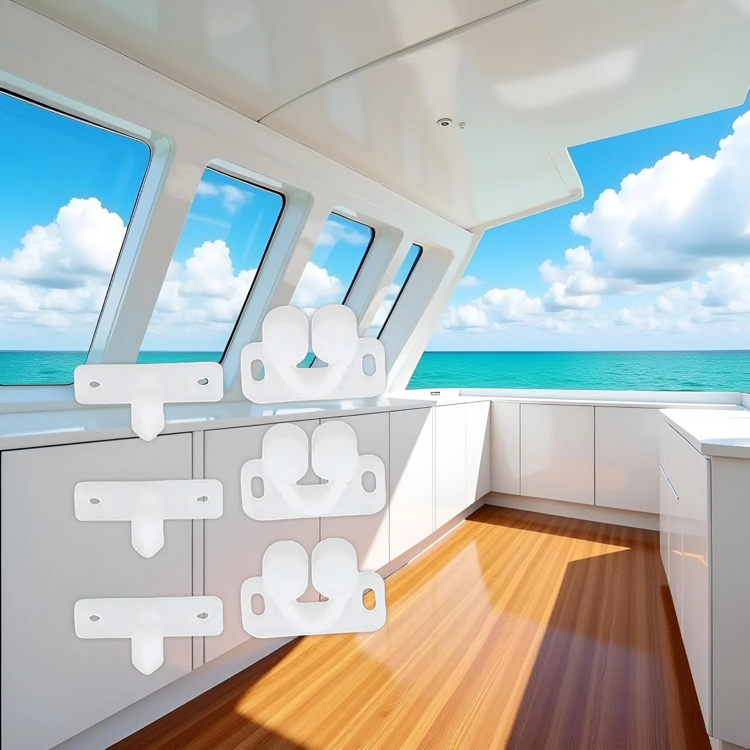 Junfamilee ست 3 عددی قفل توپی درب کابینت و قایق سفید، قفل غلتکی فنری با صفحه پشتی، قفل پلاستیکی، یراق آلات کابینت، قفل درب کابینت و مبلمان Junfamilee ست 3 عددی قفل توپی درب کابینت و قایق سفید، قفل غلتکی فنری با صفحه پشتی، قفل پلاستیکی، یراق آلات کابینت، قفل درب کابینت و مبلمان