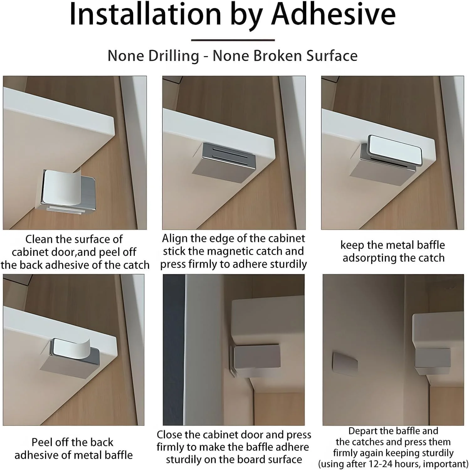 بسته چهارتایی قفل مگنتی درب Joyzzz، قفل کابینت استیل ضد زنگ سنگین با قدرت نگهداری بالا، قفل مگنتی مخفی برای کابینت آشپزخانه، کمد لباس، کشو و درب کمد بسته چهارتایی قفل مگنتی درب Joyzzz، قفل کابینت استیل ضد زنگ سنگین با قدرت نگهداری بالا، قفل مگنتی مخفی برای کابینت آشپزخانه، کمد لباس، کشو و درب کمد