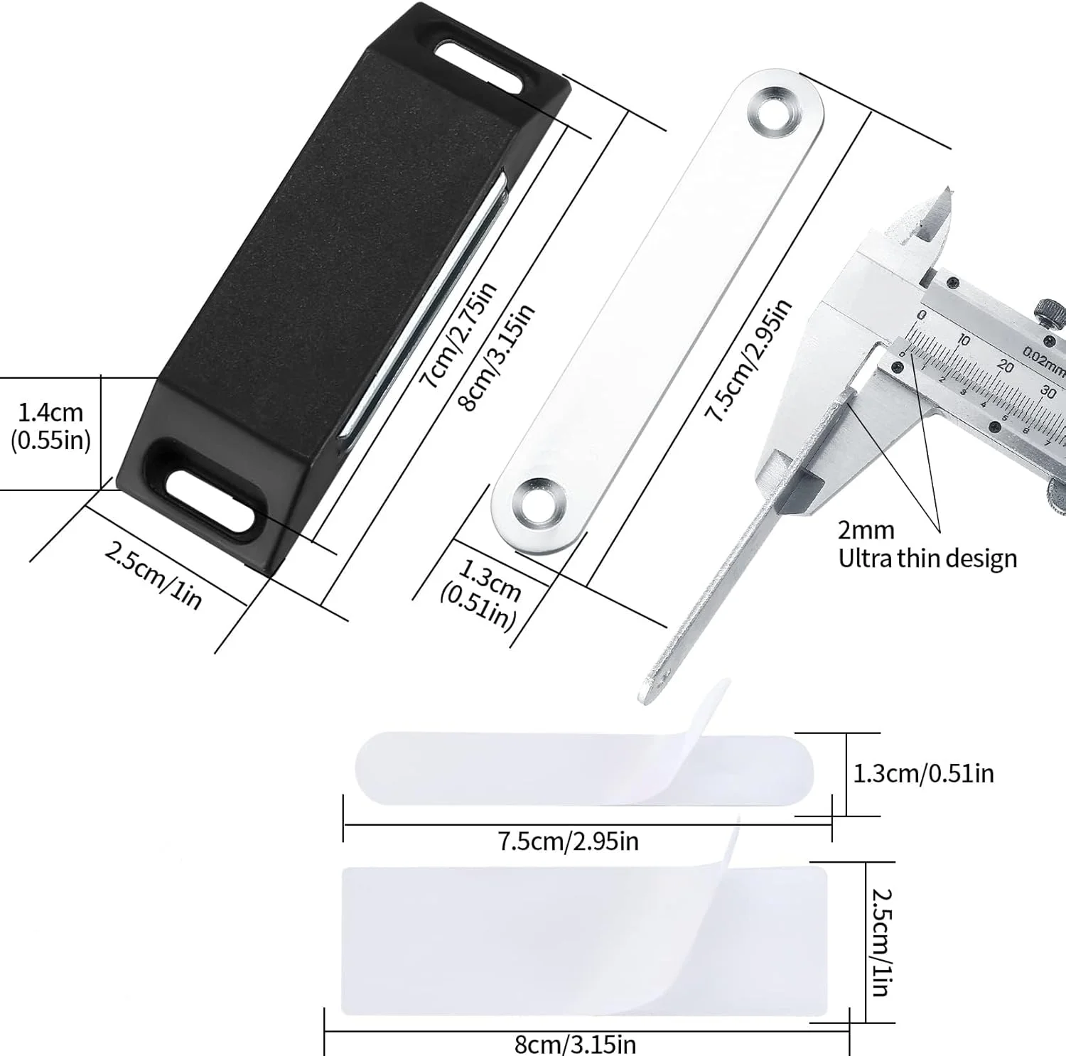 مگنت درب کابینت KASTWAVE، 6 عدد مگنت درب کابینت، مگنت درب کشویی برای درب کابینت آشپزخانه مگنت درب کابینت KASTWAVE، 6 عدد مگنت درب کابینت، مگنت درب کشویی برای درب کابینت آشپزخانه