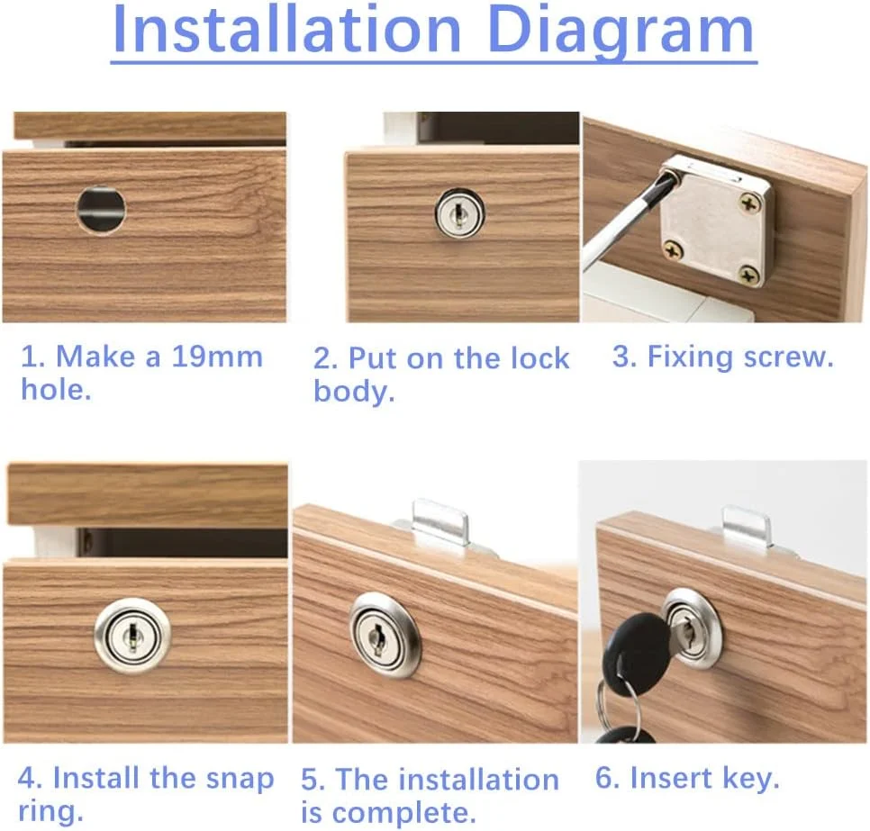 Mclcvp7re 2 مجموعه قفل کشو امنیتی قفل مبلمان سیلندر قفل زبانه آلیاژ روی برای جعبه پستی کشو کمد کابینت 22 میلی متر نقره ای Mclcvp7re 2 مجموعه قفل کشو امنیتی قفل مبلمان سیلندر قفل زبانه آلیاژ روی برای جعبه پستی کشو کمد کابینت 22 میلی متر نقره ای