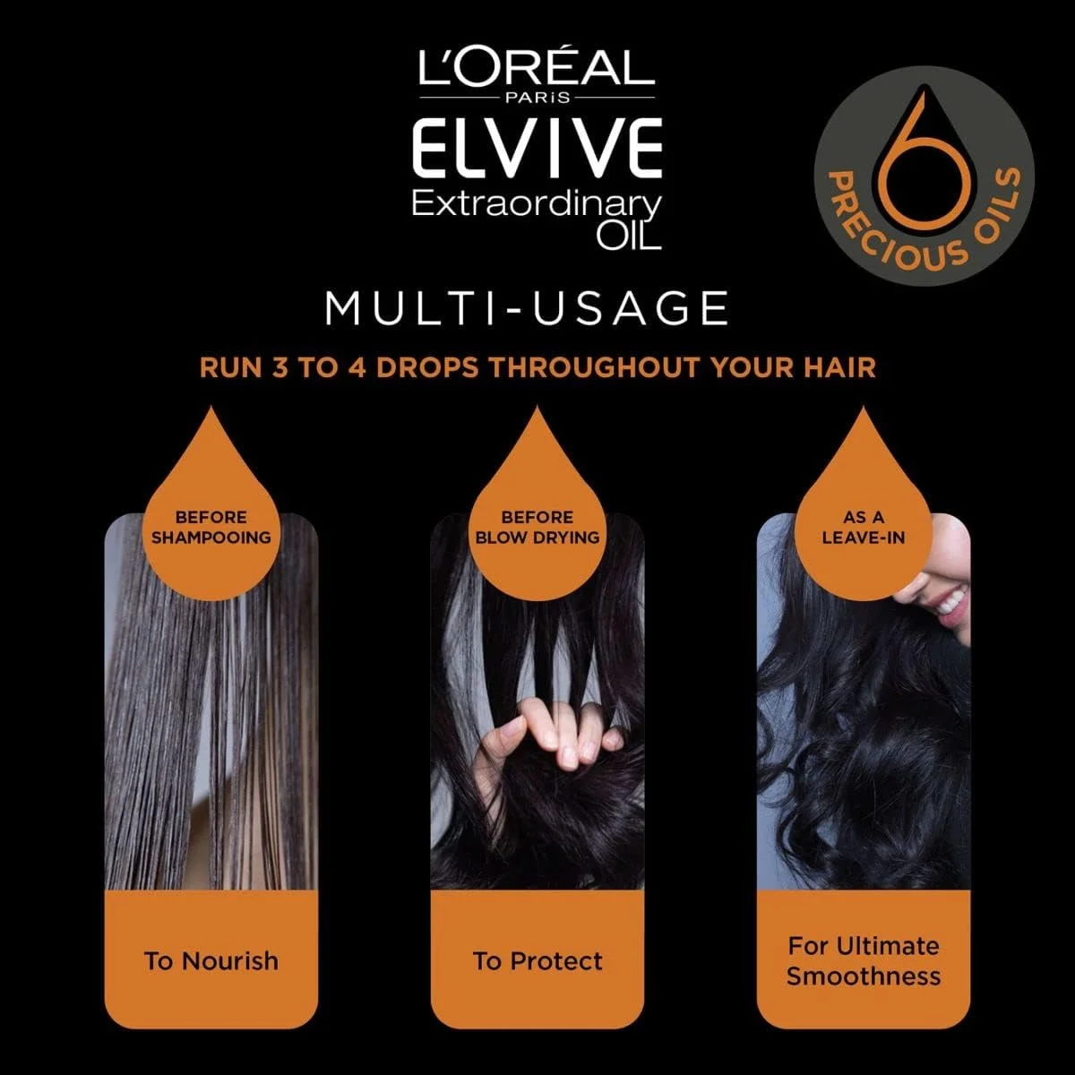 شامپو روغن فوق العاده صاف کننده موهای خشک و وز لورآل پاریس ELVIVE، تغذیه فوری مو 300 میلی لیتر شامپو روغن فوق العاده صاف کننده موهای خشک و وز لورآل پاریس ELVIVE، تغذیه فوری مو 300 میلی لیتر