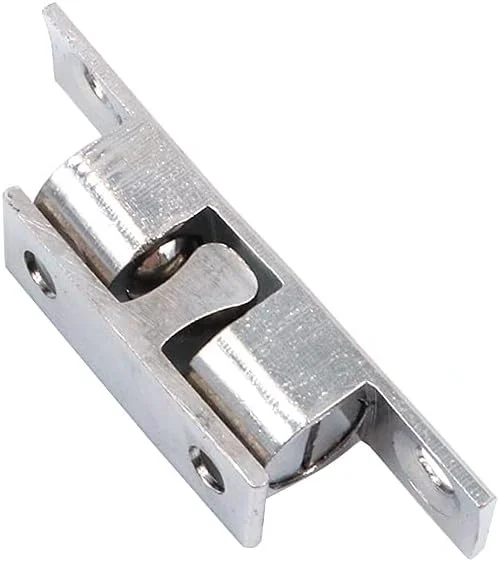 شیواکی 5 عدد توپ گیر نیکل اندود قابل تنظیم دو توپی غلتکی قفل سخت افزاری مناسب برای درب کمد مبلمان (70 میلی متر)