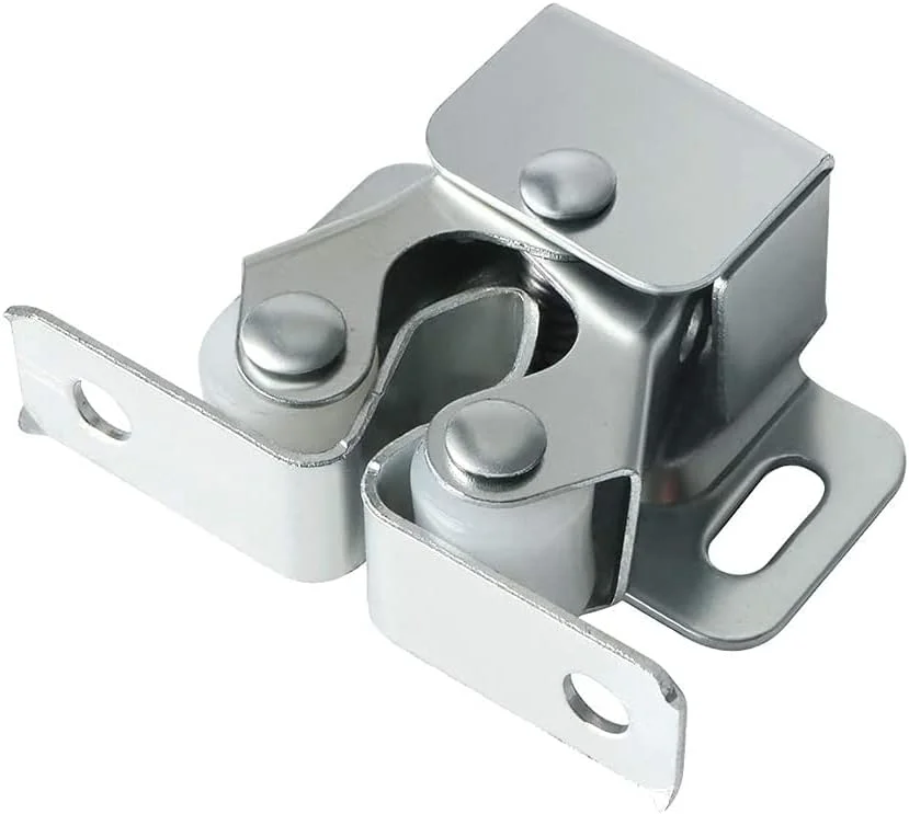 شیواکی 10 عدد قفل درب کابینت، قفل دو غلتکی، غلتک کابینت برای درب کمد (روی سفید) شیواکی 10 عدد قفل درب کابینت، قفل دو غلتکی، غلتک کابینت برای درب کمد (روی سفید)