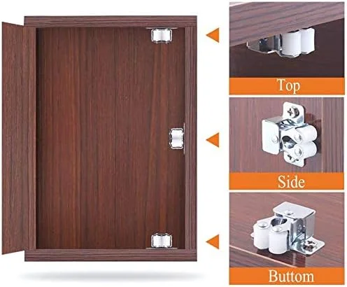 شیواکی 10 عدد قفل درب کابینت، قفل دو غلتکی، غلتک کابینت برای درب کمد (روی سفید) شیواکی 10 عدد قفل درب کابینت، قفل دو غلتکی، غلتک کابینت برای درب کمد (روی سفید)