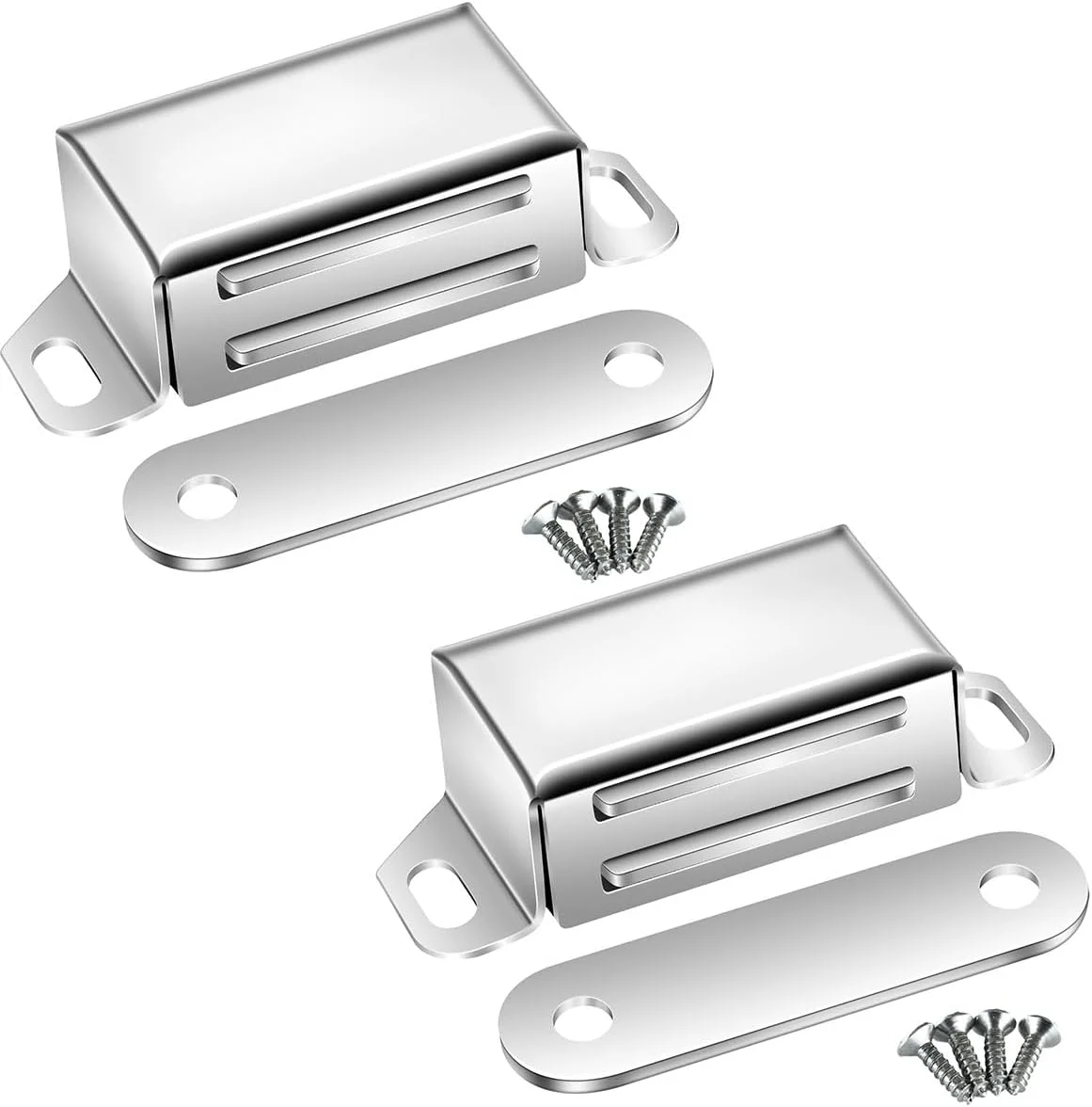 مگنت درب کابینت Selyse، مگنت های قوی 14 کیلوگرمی، بست های مغناطیسی استیل ضد زنگ برای کشو، درب بند مغناطیسی، مگنت برای مبلمان و درب بالکن (بسته 2 عددی) مگنت درب کابینت Selyse، مگنت های قوی 14 کیلوگرمی، بست های مغناطیسی استیل ضد زنگ برای کشو، درب بند مغناطیسی، مگنت برای مبلمان و درب بالکن (بسته 2 عددی)