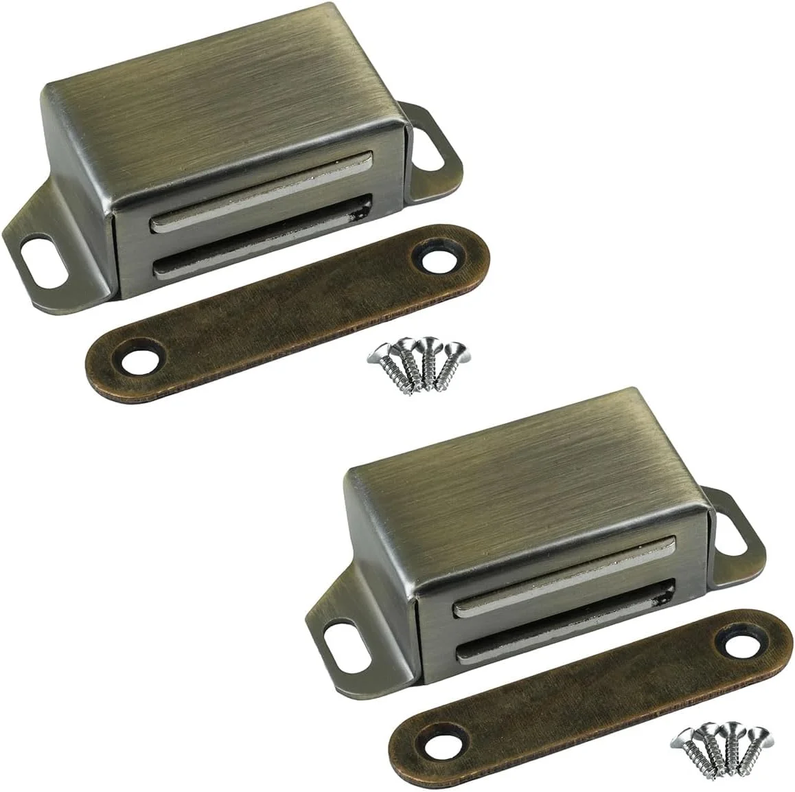 مگنت درب کابینت Selyse، قفل مغناطیسی قوی 14 کیلوگرمی، مگنت استیل برای کشو، بست مغناطیسی درب، مگنت برای مبلمان و درب بالکن، برنزی (بسته 2 عددی) مگنت درب کابینت Selyse، قفل مغناطیسی قوی 14 کیلوگرمی، مگنت استیل برای کشو، بست مغناطیسی درب، مگنت برای مبلمان و درب بالکن، برنزی (بسته 2 عددی)