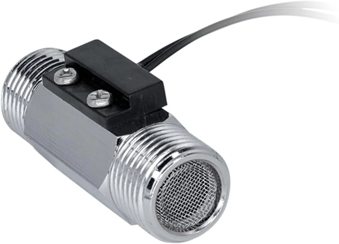 فلومتر آب، G 3/4 " بدنه استیل ضد زنگ، سنسور جریان آبگرمکن، فلومتر آب مدل SEN-CL43W