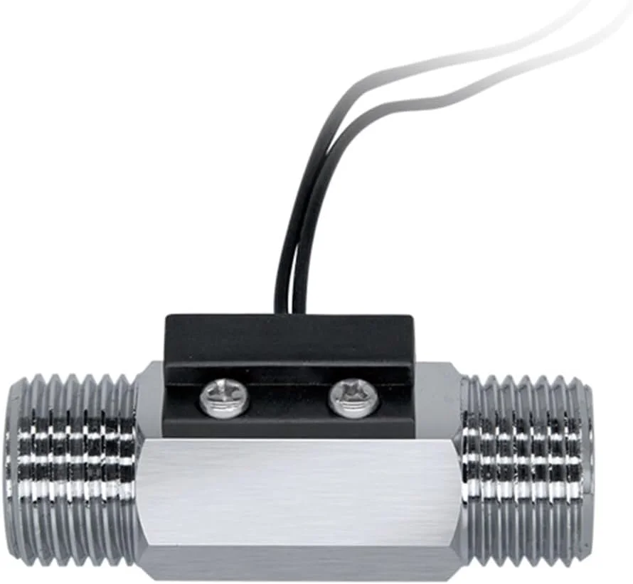 فلومتر آب، G 3/4 " بدنه استیل ضد زنگ، سنسور جریان آبگرمکن، فلومتر آب مدل SEN-CL43W