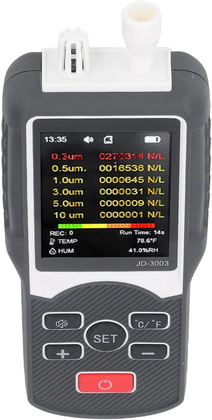 دستگاه مانیتور کیفیت هوا 0.3μm، دستگاه مانیتور آلودگی هوا، دستگاه مانیتور کیفیت هوا، دستگاه مانیتور آلودگی هوا