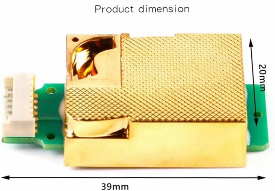ماژول سنسور CO2 داخلی MH-Z19C، تشخیص CO2، 400-5000ppm، نظارت بر کیفیت هوا، حساسیت بالا، مصرف برق پایین (با پین تماسی) ماژول سنسور CO2 داخلی MH-Z19C، تشخیص CO2، 400-5000ppm، نظارت بر کیفیت هوا، حساسیت بالا، مصرف برق پایین (با پین تماسی)