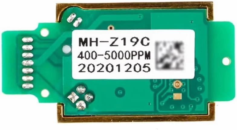 ماژول سنسور CO2 داخلی MH-Z19C، تشخیص CO2، 400-5000ppm، نظارت بر کیفیت هوا، حساسیت بالا، مصرف برق پایین (با پین تماسی) ماژول سنسور CO2 داخلی MH-Z19C، تشخیص CO2، 400-5000ppm، نظارت بر کیفیت هوا، حساسیت بالا، مصرف برق پایین (با پین تماسی)