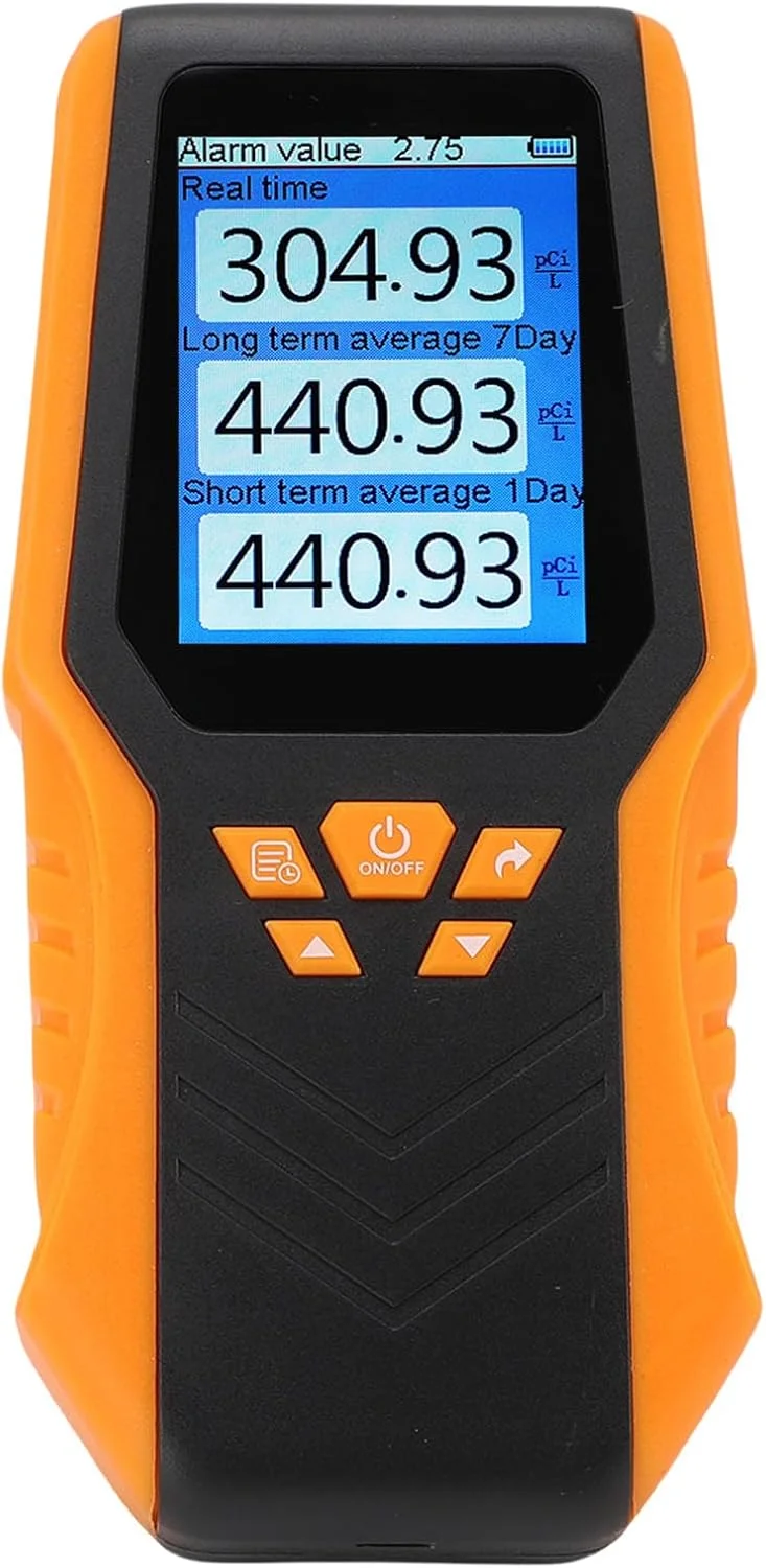 دستگاه رادون سنج دیجیتال قابل حمل برای خانه، دفتر، مدرسه و زیرزمین دستگاه رادون سنج دیجیتال قابل حمل برای خانه، دفتر، مدرسه و زیرزمین