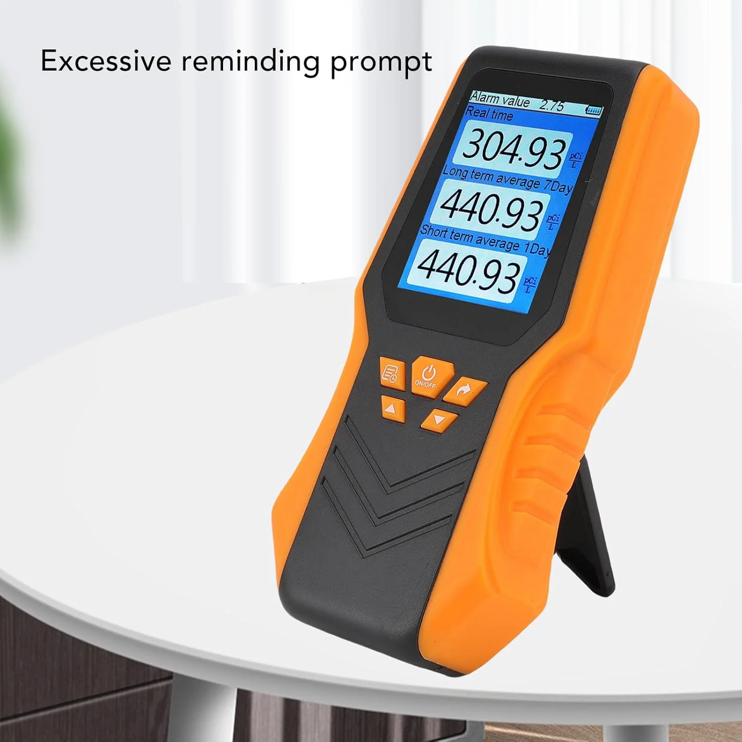 دستگاه رادون سنج دیجیتال قابل حمل برای خانه، دفتر، مدرسه و زیرزمین دستگاه رادون سنج دیجیتال قابل حمل برای خانه، دفتر، مدرسه و زیرزمین