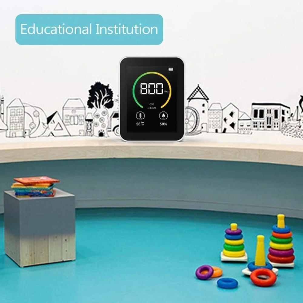 دستگاه سنجش دی اکسید کربن داخل ساختمان، ردیاب دی اکسید کربن، مانیتور کیفیت هوا، سنجش هوشمند غلظت گاز دی اکسید کربن دستگاه سنجش دی اکسید کربن داخل ساختمان، ردیاب دی اکسید کربن، مانیتور کیفیت هوا، سنجش هوشمند غلظت گاز دی اکسید کربن