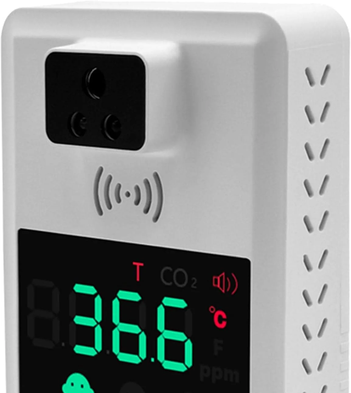 مانیتور دی اکسید کربن، آلارم CO2 داخلی، مانیتور کیفیت هوا 400-6000 ppm، دما، برای اتاق نشیمن، انبار، خانه مانیتور دی اکسید کربن، آلارم CO2 داخلی، مانیتور کیفیت هوا 400-6000 ppm، دما، برای اتاق نشیمن، انبار، خانه