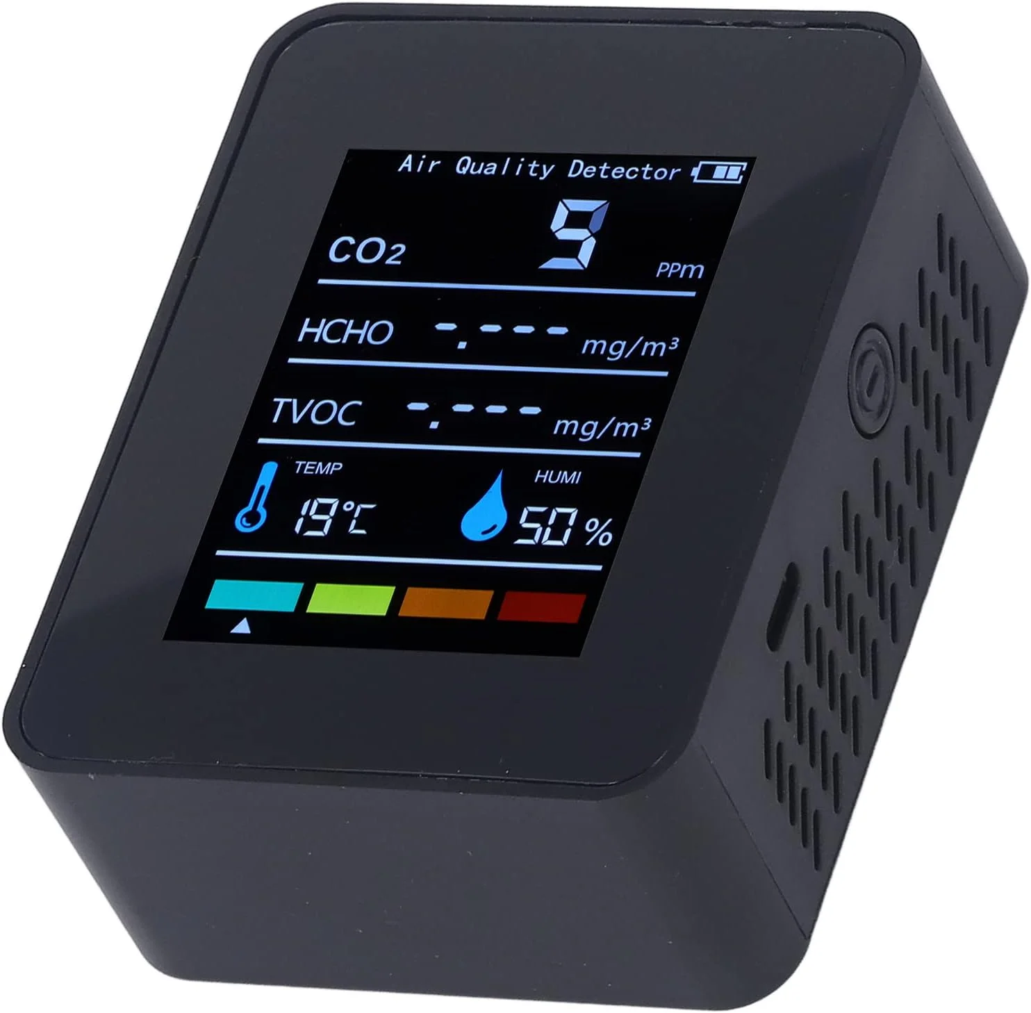 دستگاه سنجش کیفیت هوا Ejoyous، مانیتور کیفیت هوا CO2، ردیاب دی اکسید کربن CO2، صفحه نمایش LCD، TVOC، HCHO، دما، رطوبت دستگاه سنجش کیفیت هوا Ejoyous، مانیتور کیفیت هوا CO2، ردیاب دی اکسید کربن CO2، صفحه نمایش LCD، TVOC، HCHO، دما، رطوبت