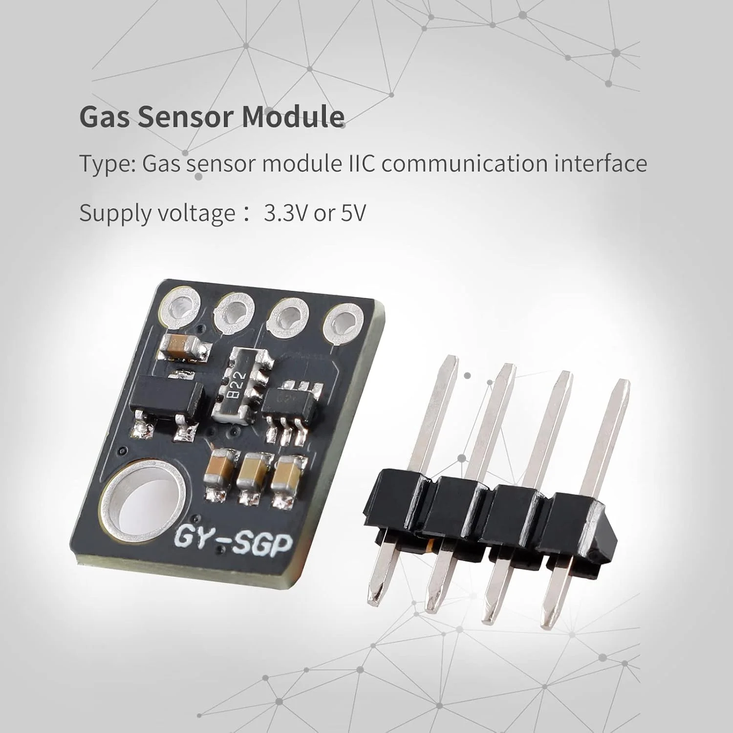 سنسور گاز GY-SGP30 EC Buying، ماژول سنسور گاز دی اکسید کربن فرمالدئید برای نظارت بر کیفیت هوا، سنسور گاز چند پیکسلی دیجیتال برای نظارت بر کیفیت هوای داخل ساختمان، سنسور CO2 آردوینو I2C سنسور گاز GY-SGP30 EC Buying، ماژول سنسور گاز دی اکسید کربن فرمالدئید برای نظارت بر کیفیت هوا، سنسور گاز چند پیکسلی دیجیتال برای نظارت بر کیفیت هوای داخل ساختمان، سنسور CO2 آردوینو I2C