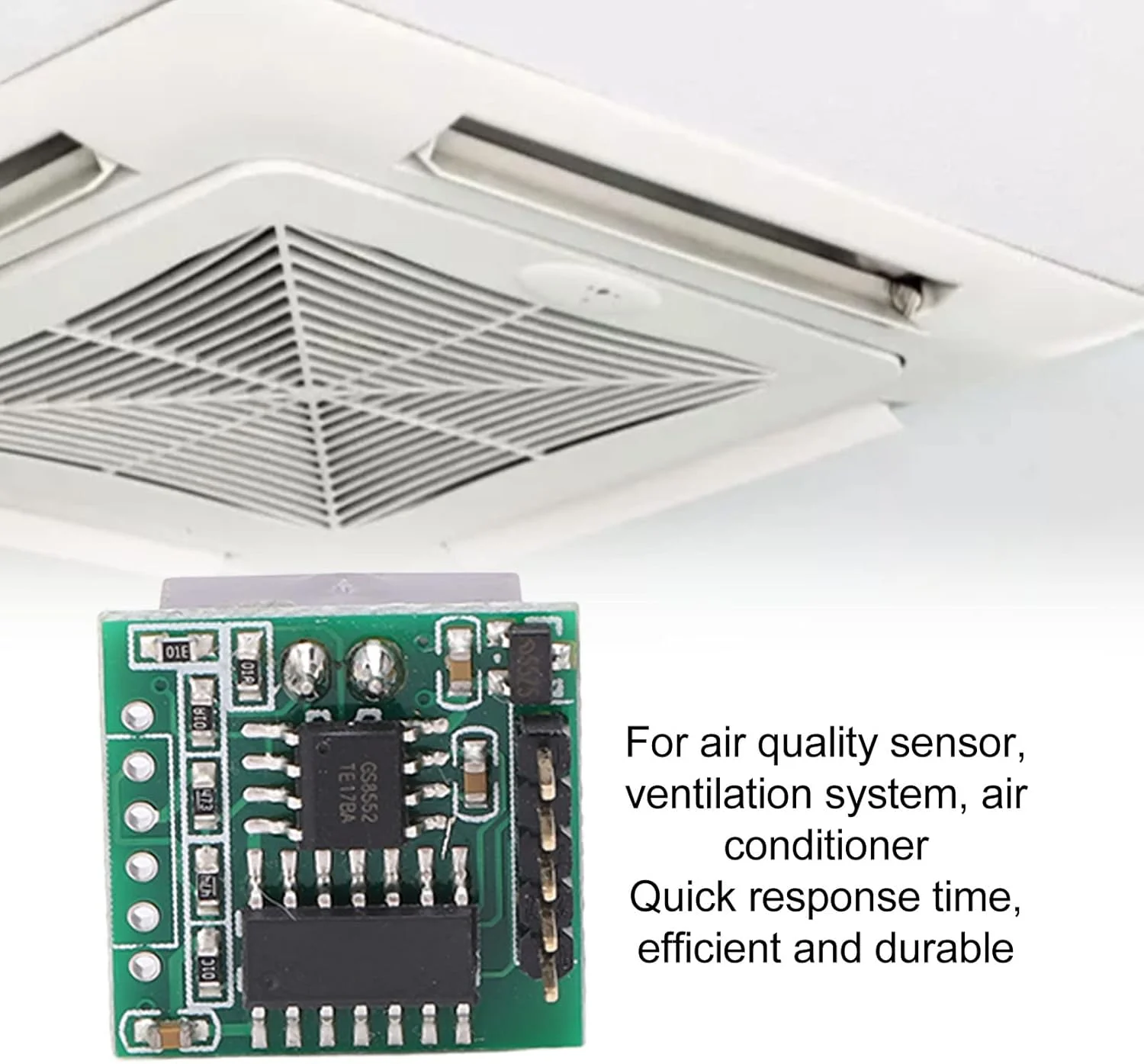 ماژول حسگر فرمالدئید الکتروشیمیایی، ماژول القایی تشخیص گاز با دقت بالا 3.7-9 ولت، آنالیزور هوای دقیق برای دفتر کار خانگی ماژول حسگر فرمالدئید الکتروشیمیایی، ماژول القایی تشخیص گاز با دقت بالا 3.7-9 ولت، آنالیزور هوای دقیق برای دفتر کار خانگی