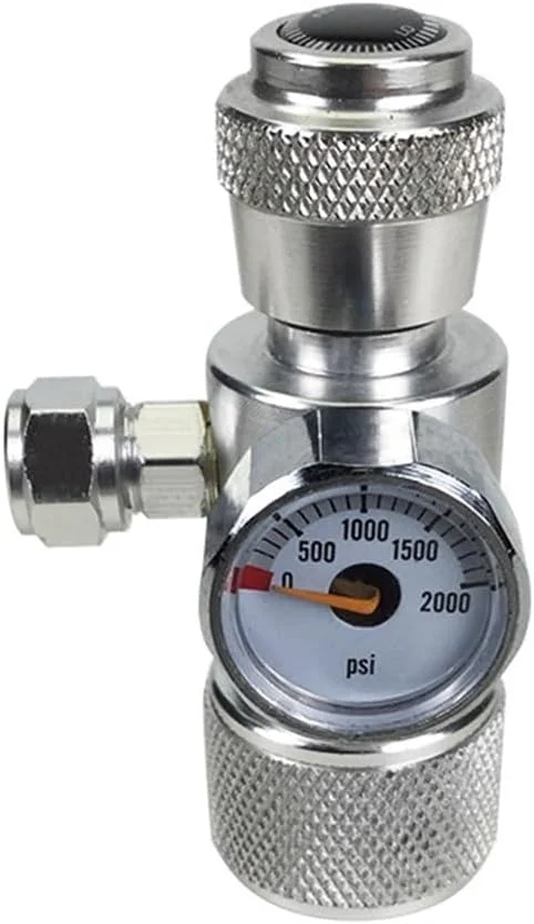 فلومتر، شیر سوزنی تنظیم کننده جریان دی اکسید کربن با گیج کوچک برای کنترل نرخ جریان گاز 0-2000 PSI با رزوه W21.8 (بدون شمارنده حباب) فلومتر، شیر سوزنی تنظیم کننده جریان دی اکسید کربن با گیج کوچک برای کنترل نرخ جریان گاز 0-2000 PSI با رزوه W21.8 (بدون شمارنده حباب)