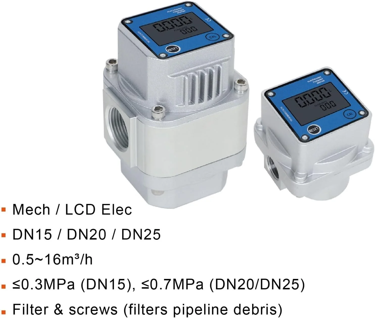 فلومتر، دبی سنج گاز طبیعی یکپارچه، دبی سنج گاز دیجیتال، دبی سنج روتاری گاز با دقت بالا با صفحه نمایش (DN15 LCD Electronic) فلومتر، دبی سنج گاز طبیعی یکپارچه، دبی سنج گاز دیجیتال، دبی سنج روتاری گاز با دقت بالا با صفحه نمایش (DN15 LCD Electronic)