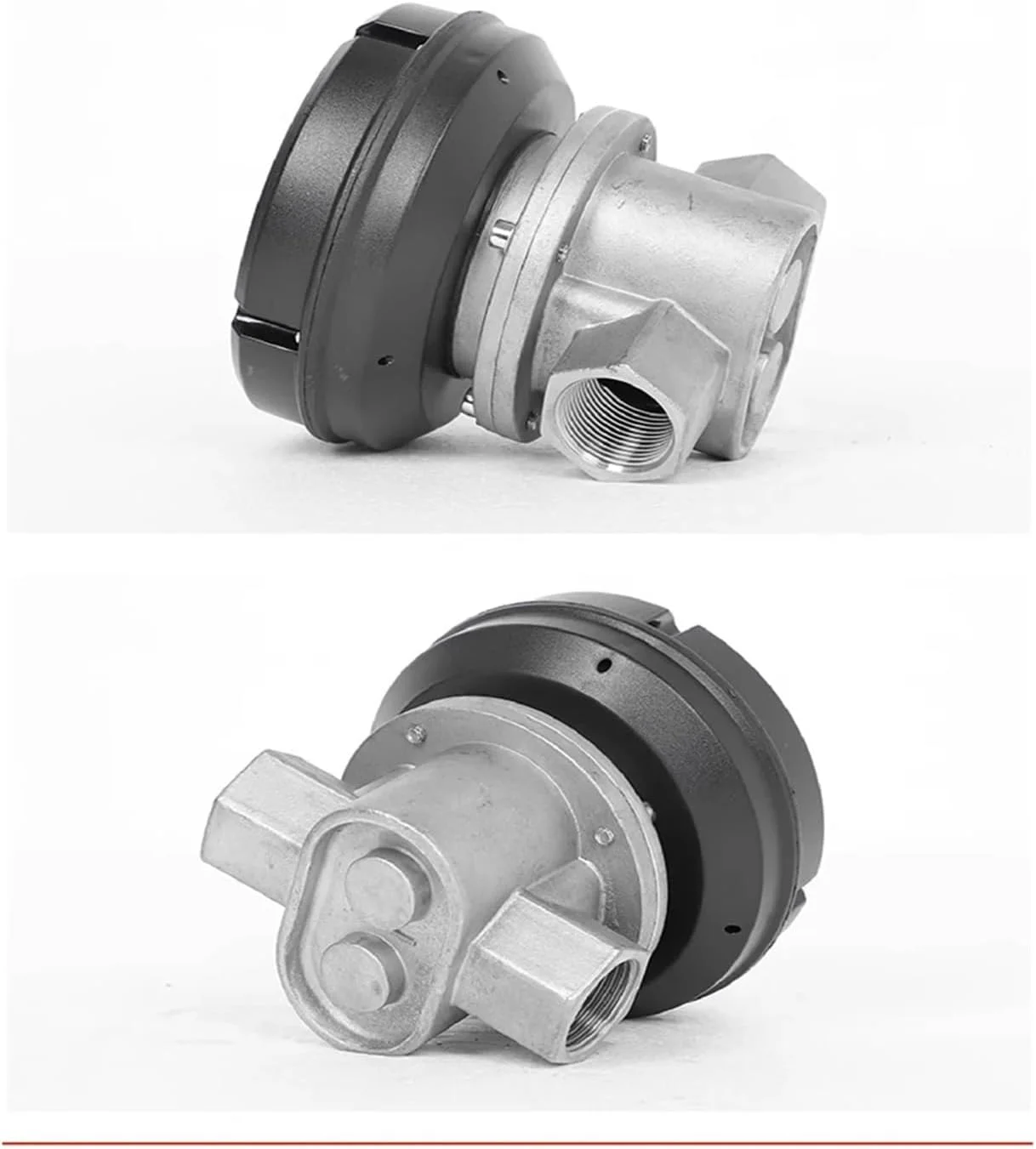 فلومتر، دبی سنج چرخ دنده بیضوی فولاد ضد زنگ 1 اینچ DN25، دبی سنج الکترونیکی با دقت بالا برای گازوئیل، نفت سفید و بنزین