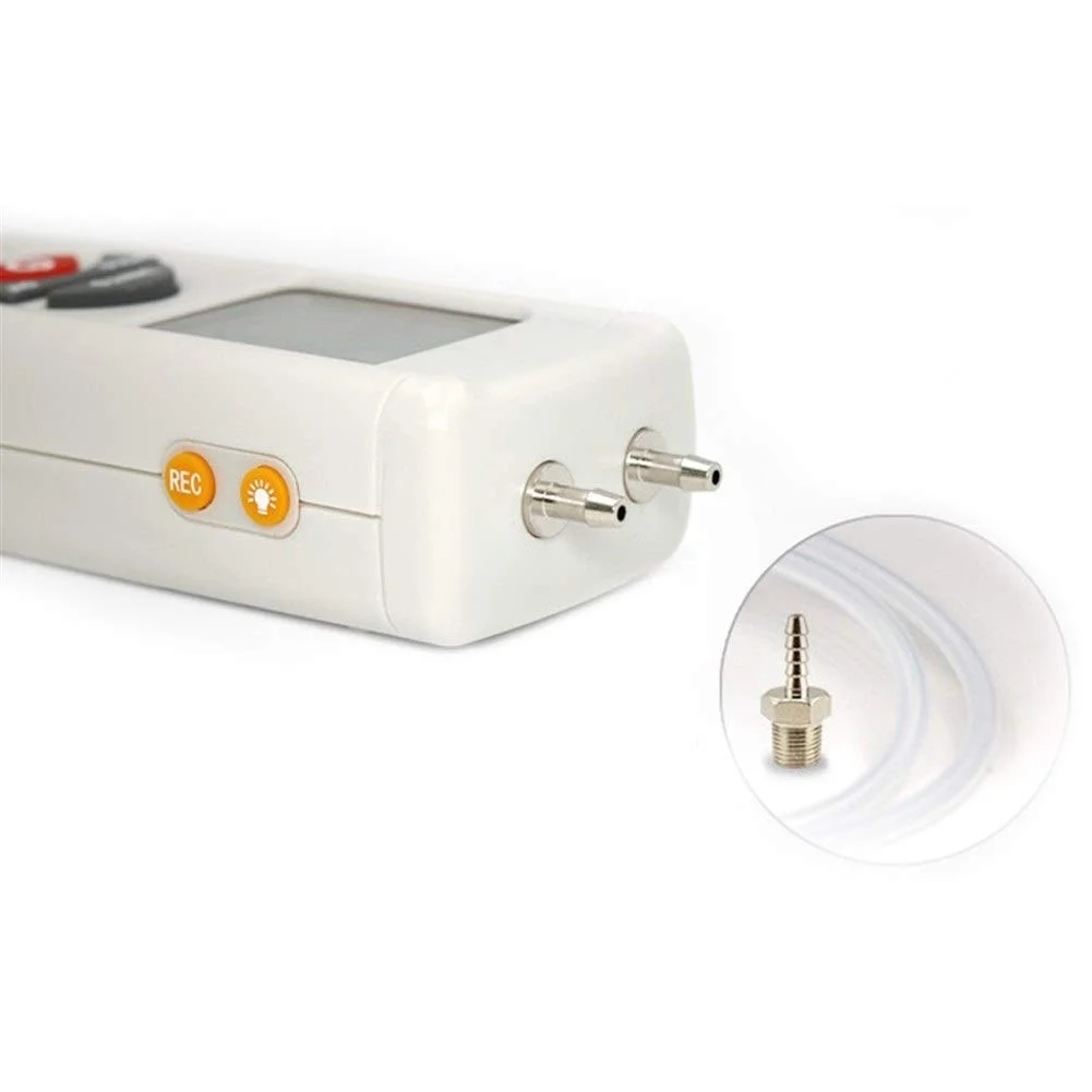 تستر الکتریکی دیجیتال مانومتر، فشارسنج هوا، کیت گیج اختلاف فشار با قابلیت نگهداری داده تا 34 کیلو پاسکال تستر الکتریکی دیجیتال مانومتر، فشارسنج هوا، کیت گیج اختلاف فشار با قابلیت نگهداری داده تا 34 کیلو پاسکال