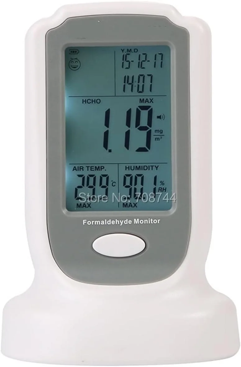 تستر دیجیتال کیفیت هوا HANEFRE، آشکارساز فرمالدئید HCHO TVOC با صفحه نمایش LCD، آنالایزر گاز