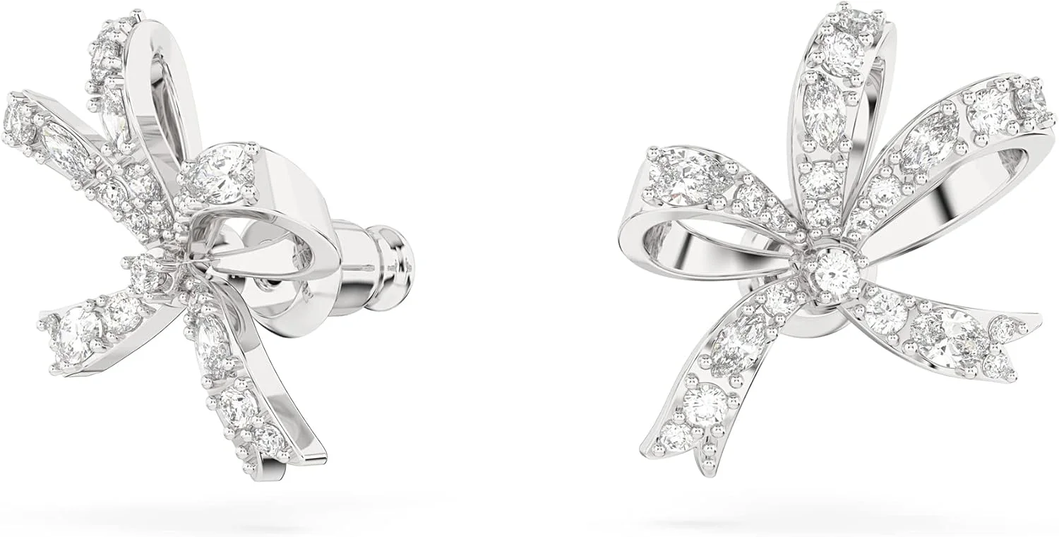 گردنبند سواروسکی ولتا، پاپیون، کوچک، سفید، روکش رودیوم گردنبند سواروسکی ولتا، پاپیون، کوچک، سفید، روکش رودیوم